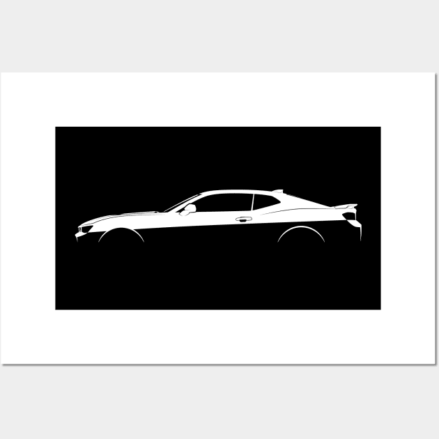 Chevrolet Camaro ZL1 (2017) Silhouette Wall Art by Car-Silhouettes